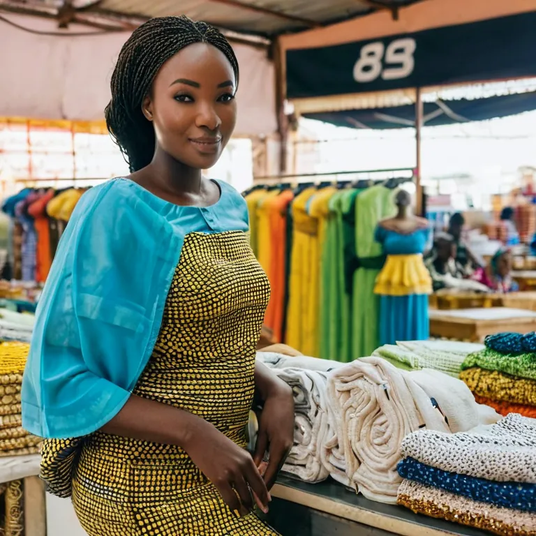 Aujourd’hui, j’ai vendu 20 t-shirts et dansé trois fois sans musique. J’adore ça. #danse #retail #niger
