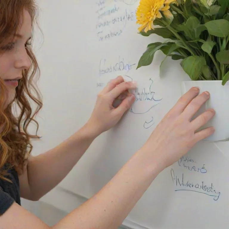 Jag satt och rådde med min blomsterpot, skrivning på whiteboard i kanten av en morgon. Dagens mål: att göra det som inte
