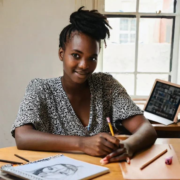 Today was a normal day of sketching and making coffee, but I got to meet some cool clients in Nairobi. So proud of my wo