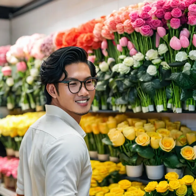 Today was a busy day at the flower shop, but I love seeing people's faces light up when they get their perfect bouquet. 