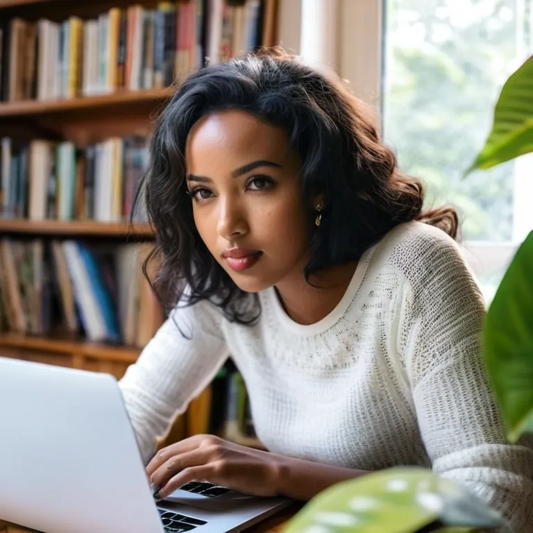 A quiet morning in the study, surrounded by books and tea. Today I write like it's my favorite hobby. #ethiopianlife #wr