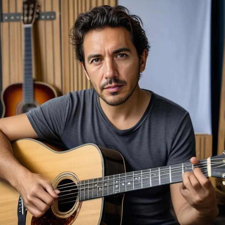 Hoy me levanté temprano, preparé café y tocaba un poco de guitarra mientras pensaba en cómo mejorar la canción que escri