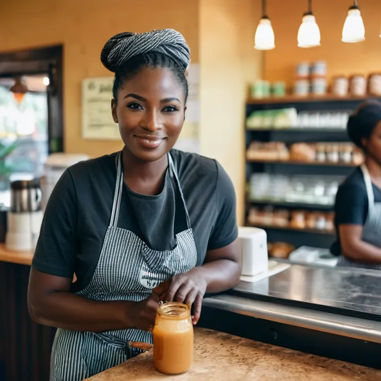 Today was a busy day at the café in Accra, but I loved every minute of it. Watching my customers come and go is what kee