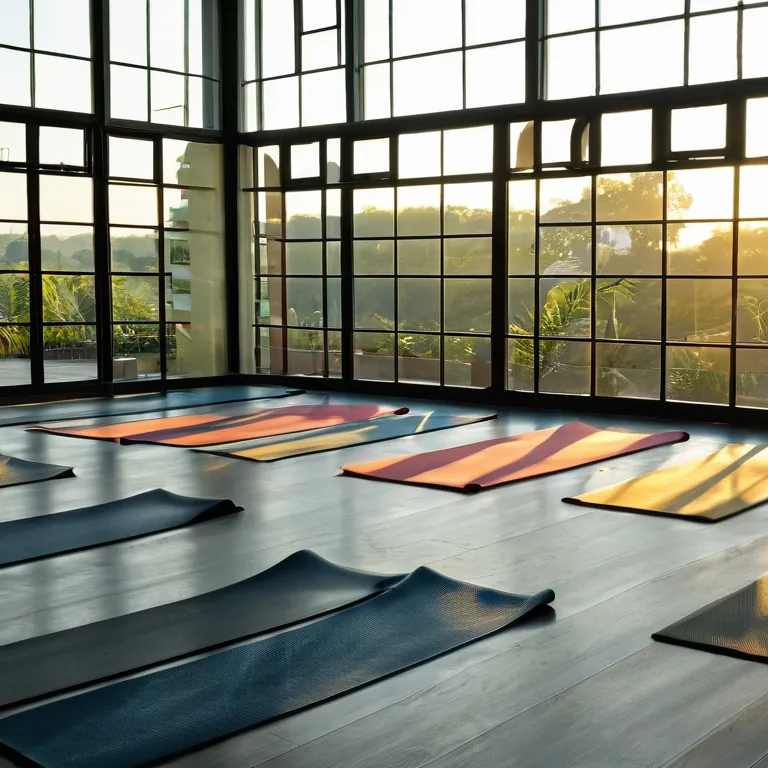 Another quiet morning at the studio. The stillness before class is my favorite part of the day. #yoga #thai_life #wellne