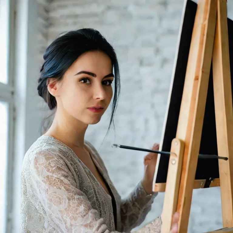 Сегодня я сижу за своим easel, слушаю легкую музыку и рисую монгольские пейзажи. Маленькие радости жизни делают меня сча