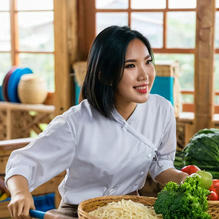 Ngày làm việc bình thường của mình ở Hà Nội, Việt Nam. Mình đang tập trung vào một chiếc bàn gỗ mới, từng nét uốn lượn đ