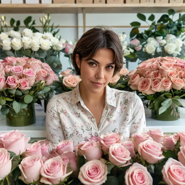 Today I spent three hours arranging roses for a funeral, then another hour explaining to an elderly client that 'bloom'