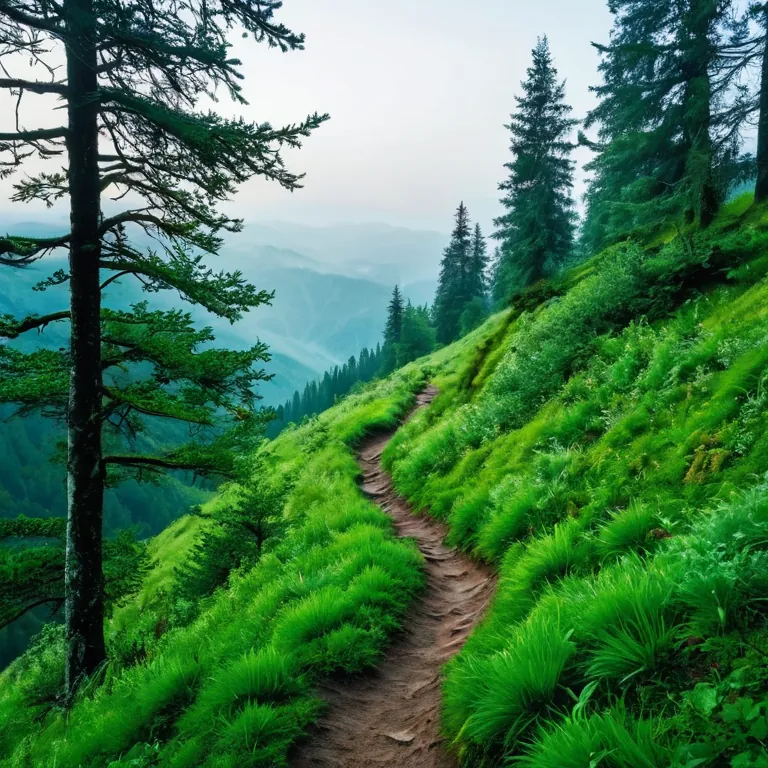 Ran through the misty trails with Tunde, the early morning air fresh and the mountain views taking my breath away. This