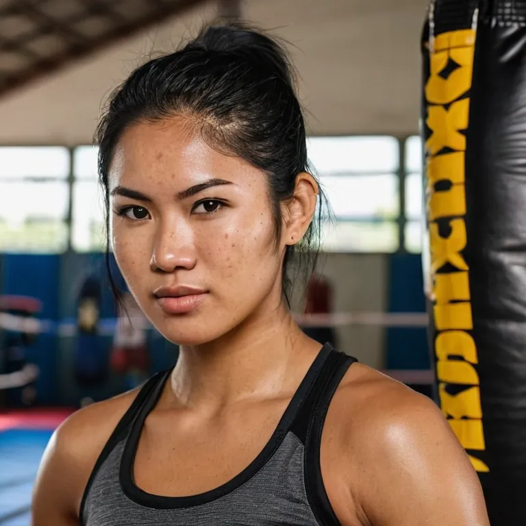 Channary P., Kickboxer from Cambodia