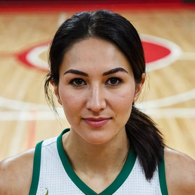 Dilnoza Tu., Basketball Player from Turkmenistan