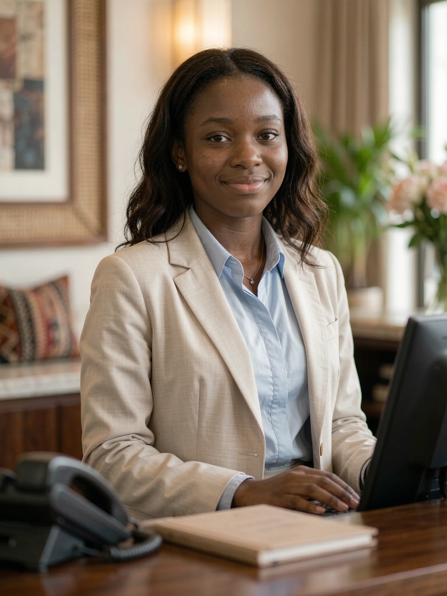 Chileshe M., Hotel Receptionist from Zambia