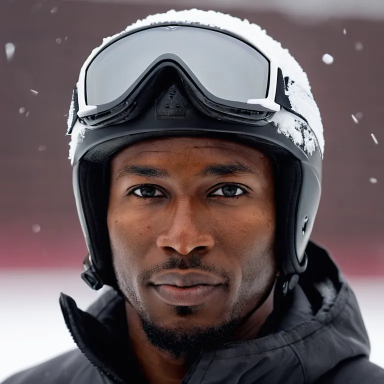 Harouna S., Snowboarder from Guinea