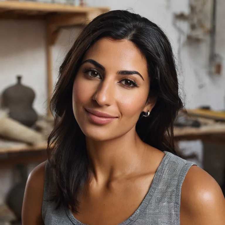 Dounia B., Sculptor from Libya