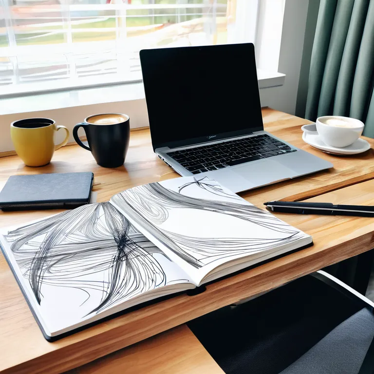 Another day in the studio, balancing design and dance. The rhythm of work mirrors the flow of a choreography. #uxdesign 