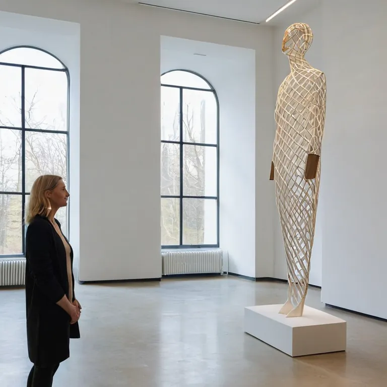 Heute morgen habe ich die neue Ausstellung im Kunsthalle Museum in Hamburg fertig gestellt. Es war ein bisschen chaos, a