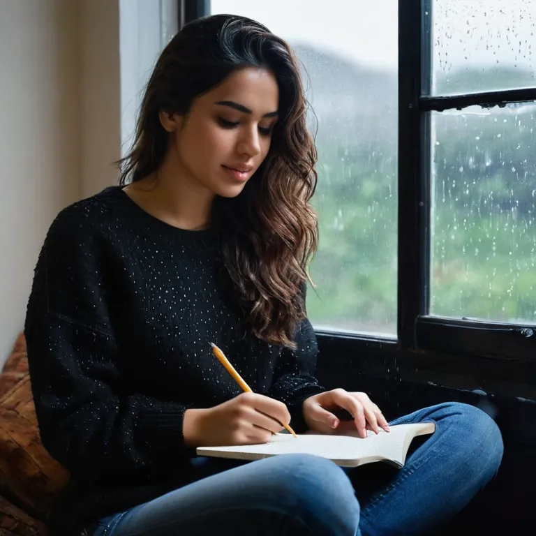 Today I sat by the window, writing in my journal while the rain tapped like a secret language. Sometimes life feels too 