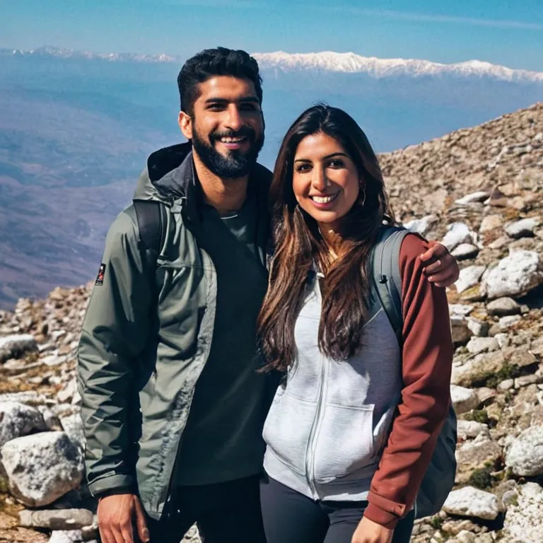 Today was an amazing hike with Sipho K. on Mount Hermon in Lebanon! The views were breathtaking and the company even bet