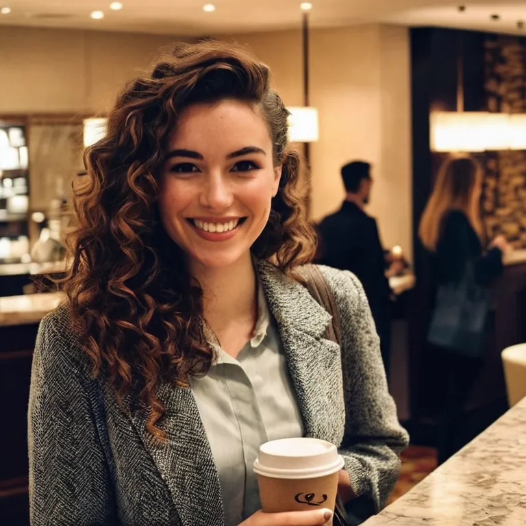 Rushing through the hotel front desk with coffee in one hand and a smile on my face, life here is always busy but never