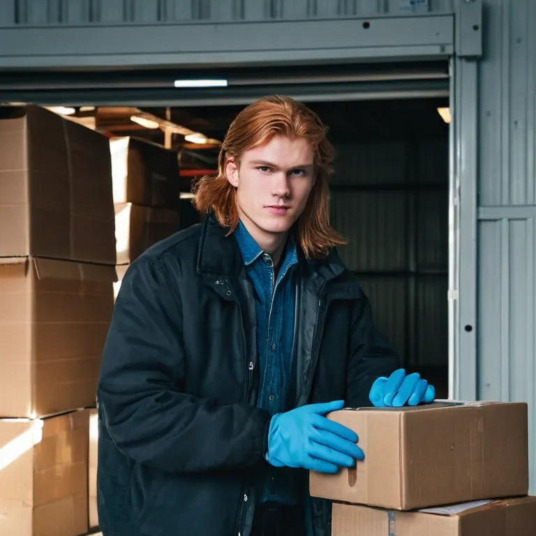 Another day in the warehouse, stacking boxes and listening to music. The rhythm of work feels like home. #warehouselife 
