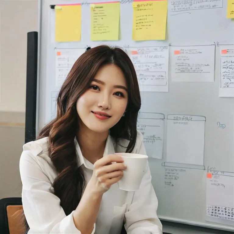Another day, another whiteboard. Today’s strategy was 90% caffeine and 10% logic. #brandstrategist #koreanlife #marketin