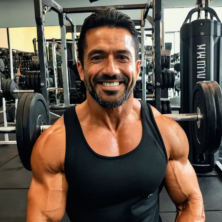 Another day in the gym, trying to convince clients that sweating is better than crying. #FitnessLife #ColombianTrainer