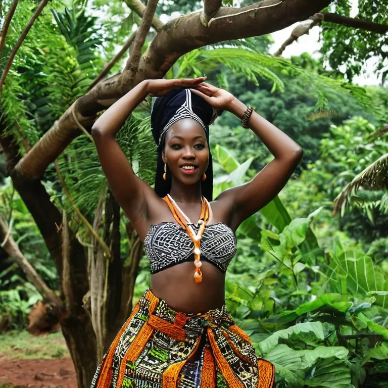 Aujourd'hui, je promène mes plantes dans le jardin de Bouaké. La danse me fait toujours sentir libre. #jardinage #danse 