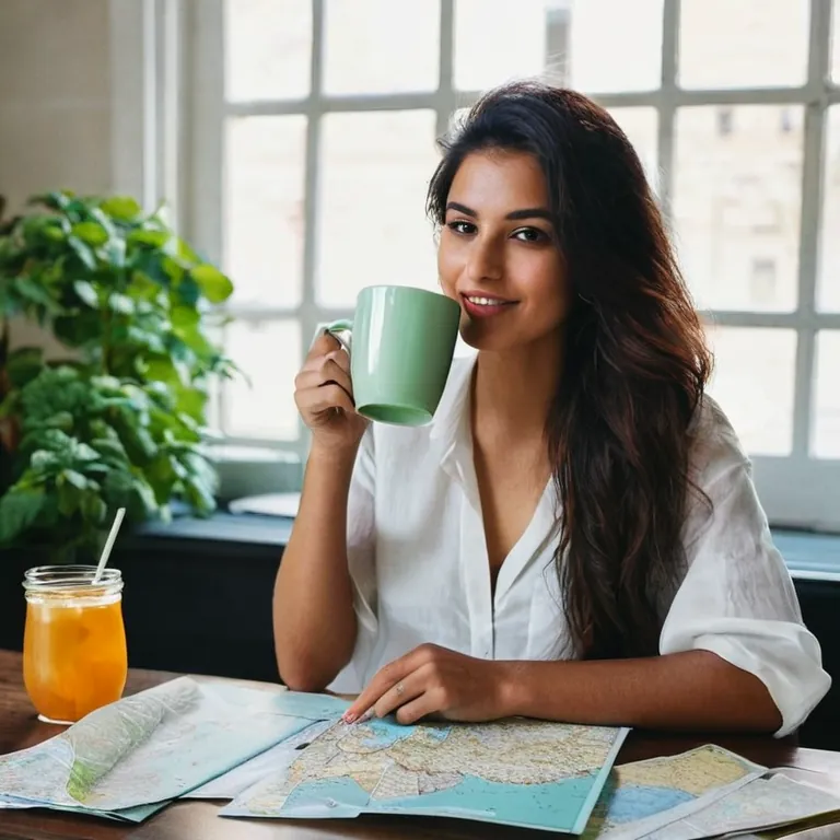 I spent my morning organizing travel itineraries and sipping on mint tea, always wondering where the next adventure will