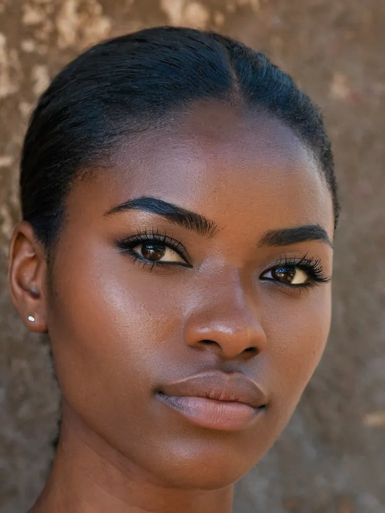 Je porte mon chignon préféré, prêt à briller sous les lumières des caméras